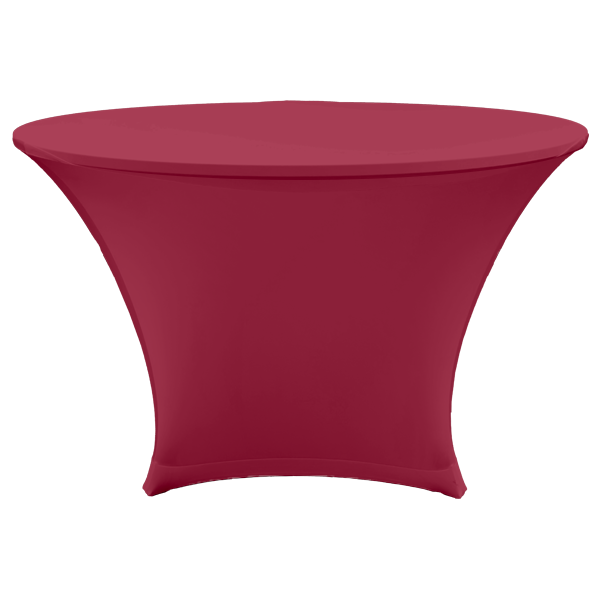 STREÇ YUVARLAK BANKET MASA ÖRTÜSÜ - 220 GR STREÇ PEMBE - 120 cm Çap - JERSEY