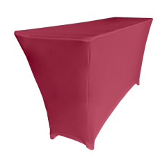 STREÇ DİKDÖRTGEN BANKET MASA ÖRTÜSÜ - 4 TARAFI KAPALI 220 GR STREÇ En : 70 cm Boy: 140 cm Yükseklik : 73 cm - PEMBE