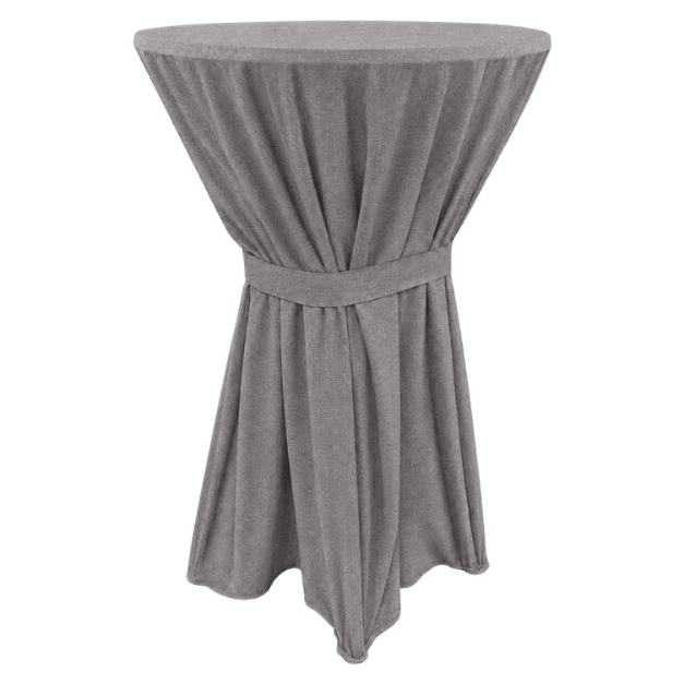 TOSCANA BİSTRO MASA ÖRTÜSÜ 80 cm Çap - GRİ
