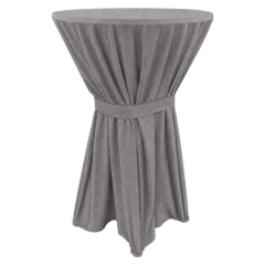 TOSCANA BİSTRO MASA ÖRTÜSÜ 80 cm Çap - GRİ