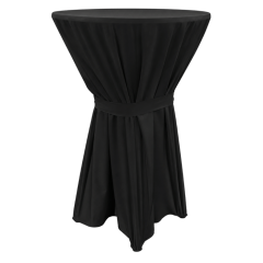 TOSCANA BİSTRO MASA ÖRTÜSÜ 60 cm Çap - SİYAH
