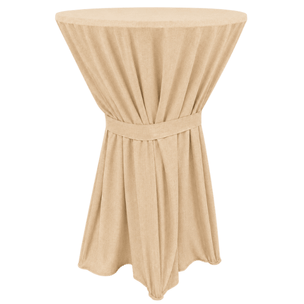 TOSCANA BİSTRO MASA ÖRTÜSÜ KREM - 90 cm Çap