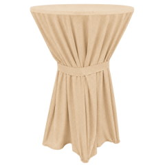 TOSCANA BİSTRO MASA ÖRTÜSÜ KREM - 90 cm Çap