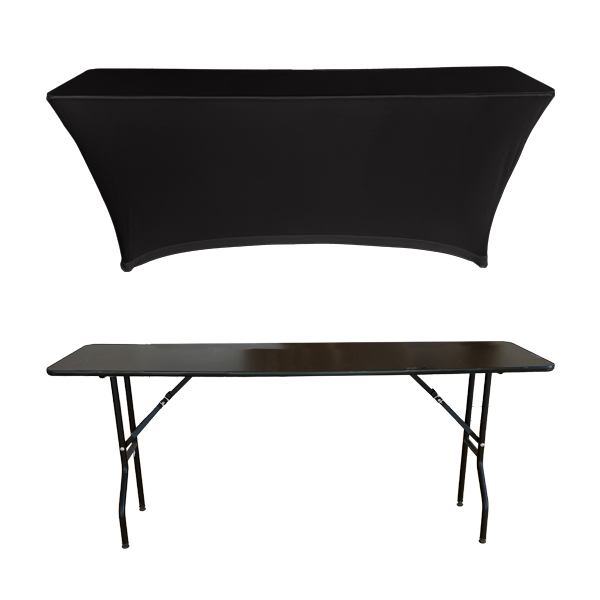 STREÇ DİKDÖRTGEN BANKET MASA ÖRTÜSÜ - 4 TARAFI KAPALI 220 GR STREÇ En : 90 cm Boy: 120 cm Yükseklik : 73 cm - ANTRASİT