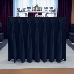 DIAMOND MASA ETEKLİĞİ (SKIRTING) STANDART ÖLÇÜ MARINE MAVİ - 410 Cm Genişlik x 73 Cm Yükseklik