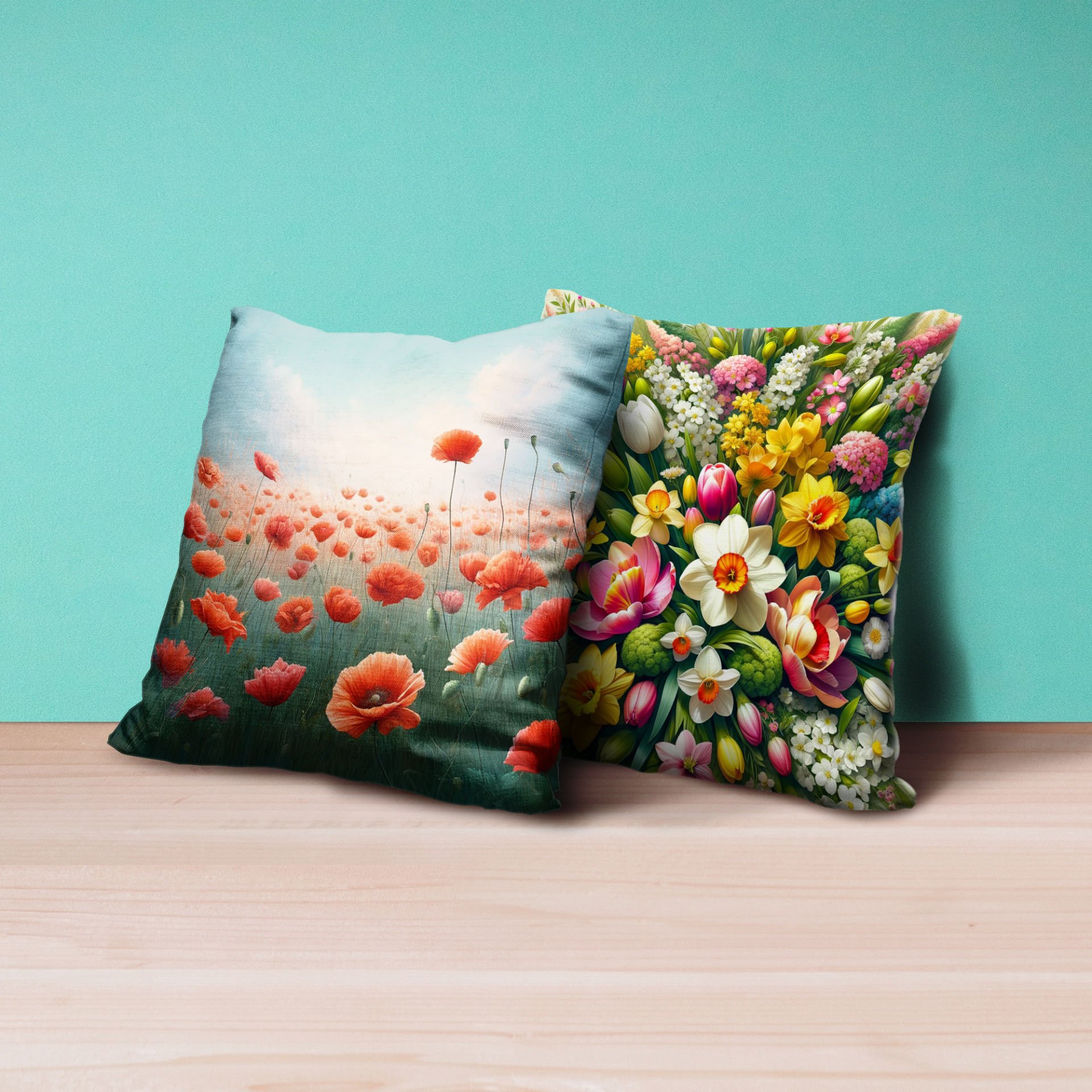 Bahar Serisi - Gelincik (40x40 cm)