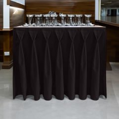 DIAMOND MASA ETEKLİĞİ (SKIRTING) STANDART ÖLÇÜ ANTRASİT - 410 Cm Genişlik x 73 Cm Yükseklik