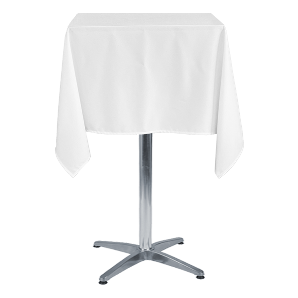 KARE BİSTRO MASA ÖRTÜSÜ BEYAZ - En : 60 cm Boy: 60 cm