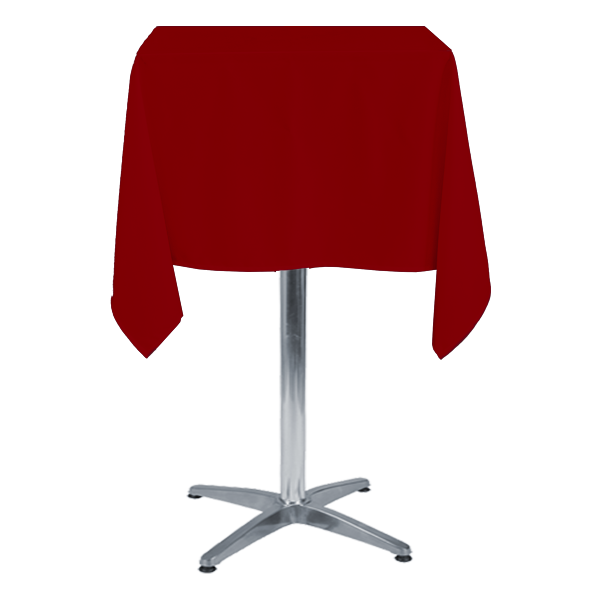 KARE BİSTRO MASA ÖRTÜSÜ KIRMIZI - En : 60 cm Boy: 60 cm