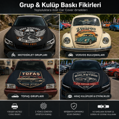 Car Cover Kişiye Özel Baskılı
