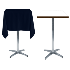 KARE BİSTRO MASA ÖRTÜSÜ MARINE MAVİ - En : 70 cm Boy: 70 cm