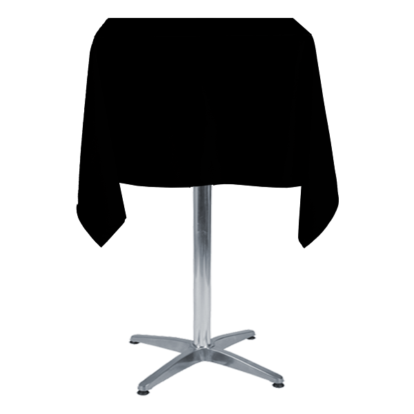 KARE BİSTRO MASA ÖRTÜSÜ SİYAH - En : 70 cm Boy: 70 cm