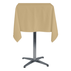 KARE BİSTRO MASA ÖRTÜSÜ KREM - En : 100 cm Boy: 100 cm