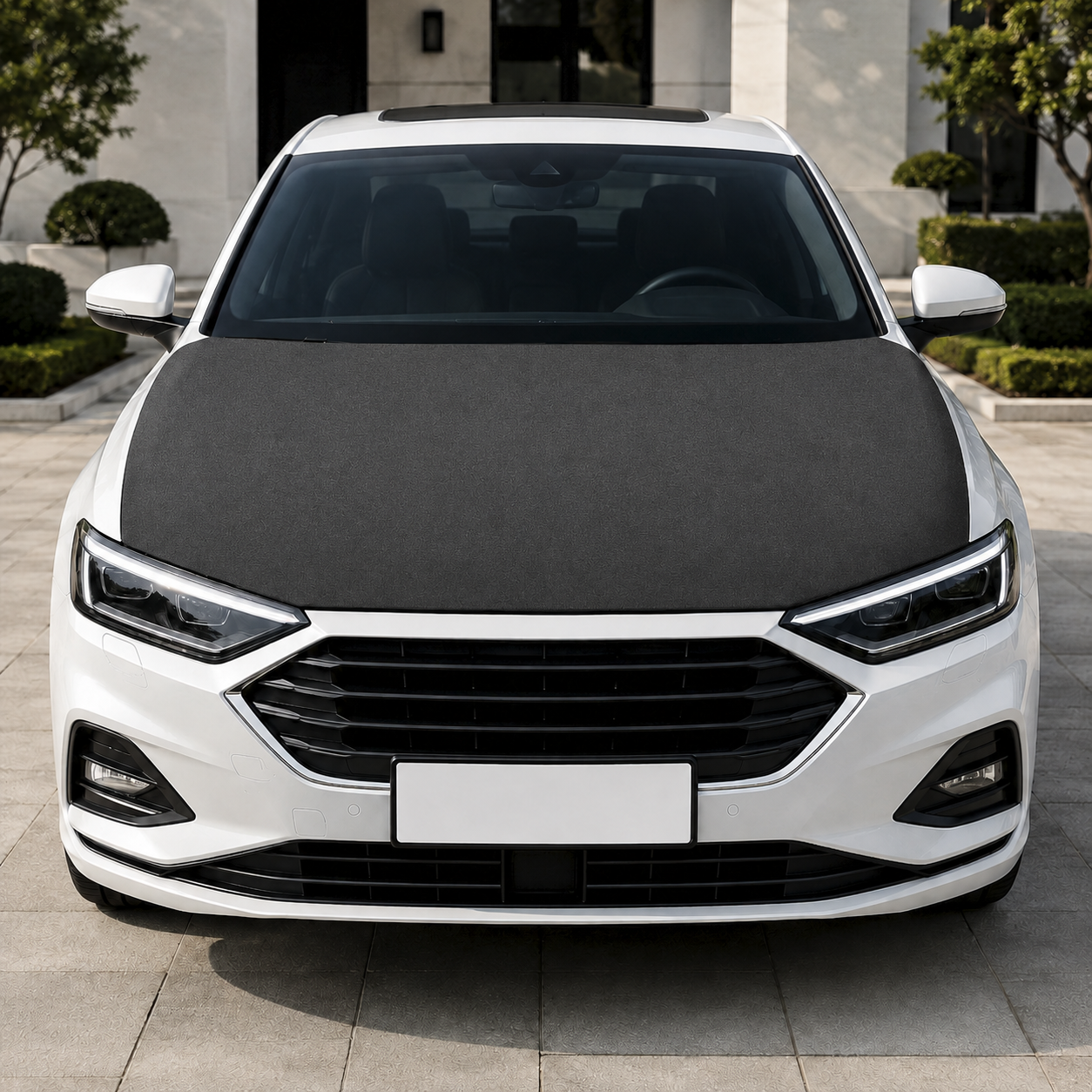 Car Cover Premium Düz Renkler L-XL / 150-130 Cm - Premium  Antrasit