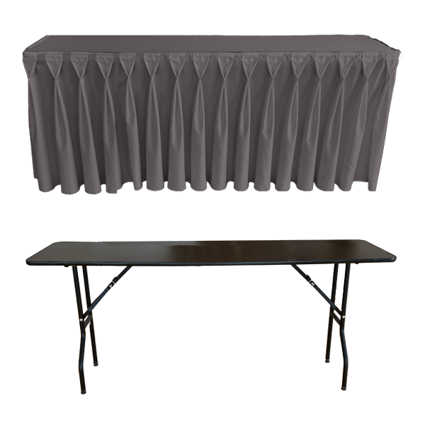 DIAMOND PİLE DİKDÖRTGEN BANKET MASA ÖRTÜSÜ GRİ - En : 70 cm Boy: 120 cm Yükseklik : 73 cm