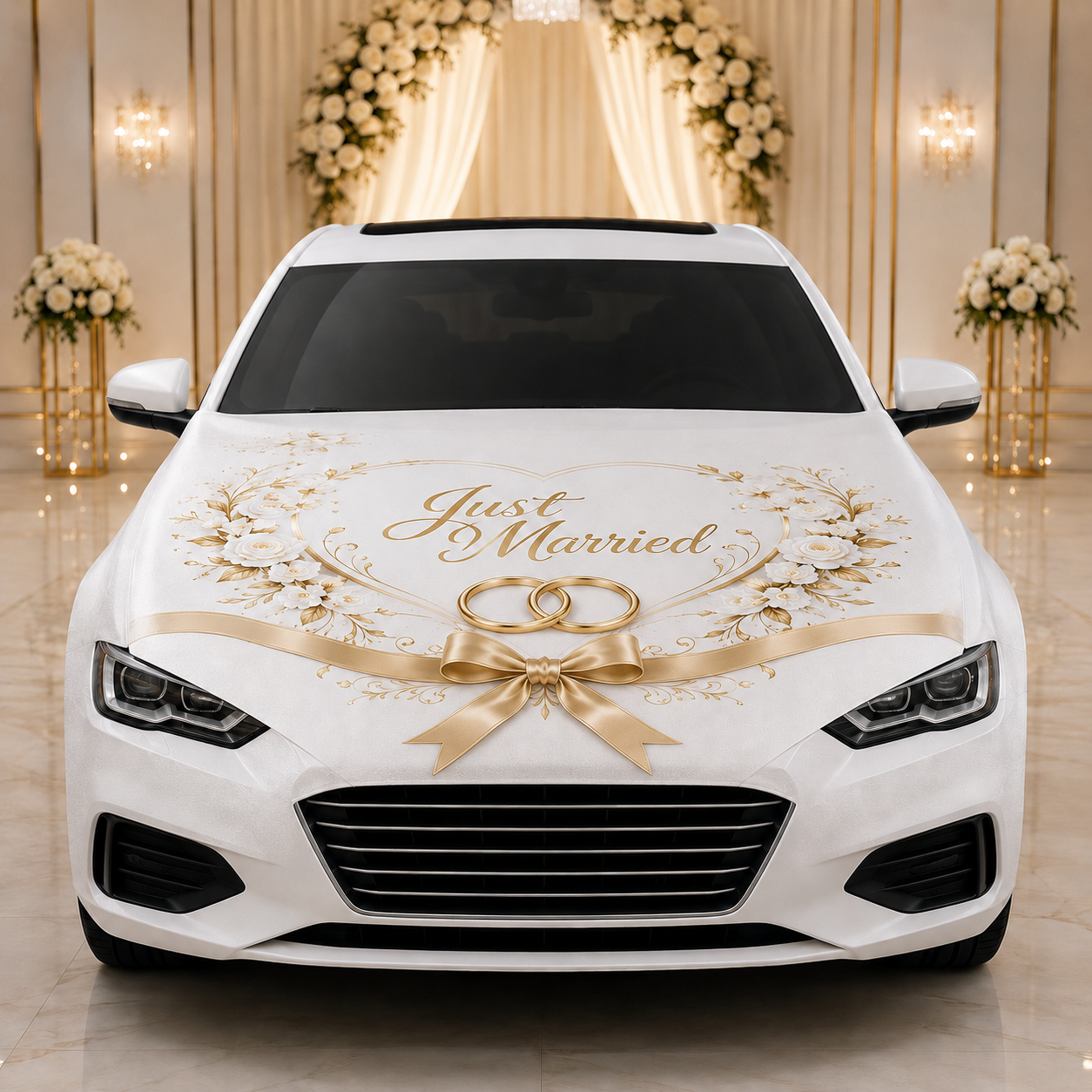 Car Cover Özel Gün S-M / 135x110 Cm - Kurdela