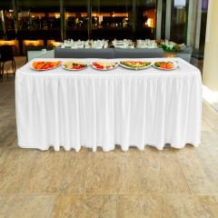 MASA ETEKLİĞİ (SKIRTING) ÖZEL ÖLÇÜ BOX PİLE (%250 Pile) - KREM