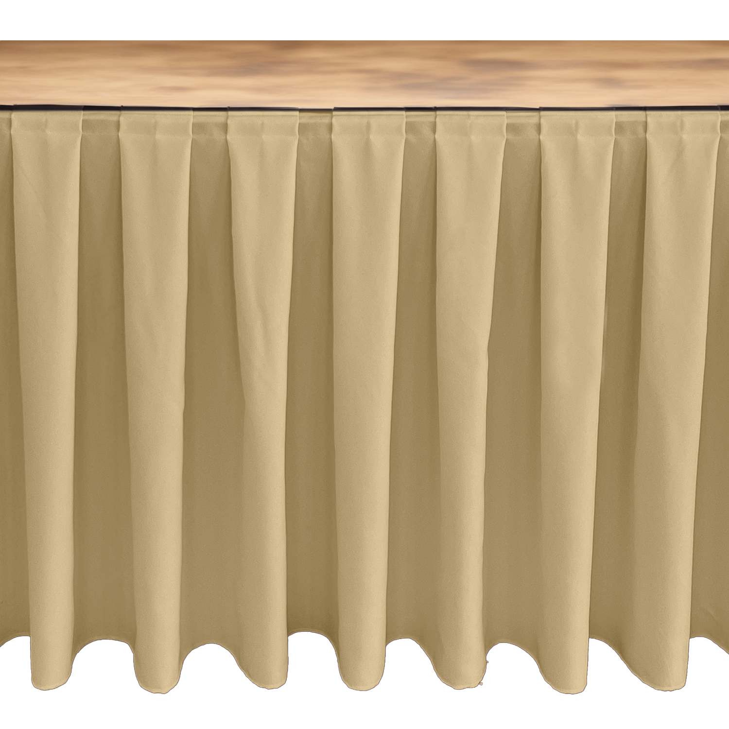 MASA ETEKLİĞİ (SKIRTING) ÖZEL ÖLÇÜ BOX PİLE (%250 Pile) - KREM