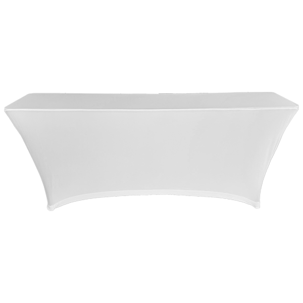 STREÇ DİKDÖRTGEN BANKET MASA ÖRTÜSÜ - 3 TARAFI KAPALI