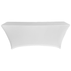 STREÇ DİKDÖRTGEN BANKET MASA ÖRTÜSÜ - 3 TARAFI KAPALI