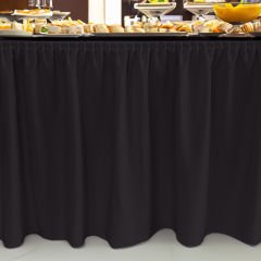 PLISE MASA ETEKLİĞİ (SKIRTING) STANDART ÖLÇÜ ANTRASİT - 480 Cm Genişlik x 73 Cm Yükseklik