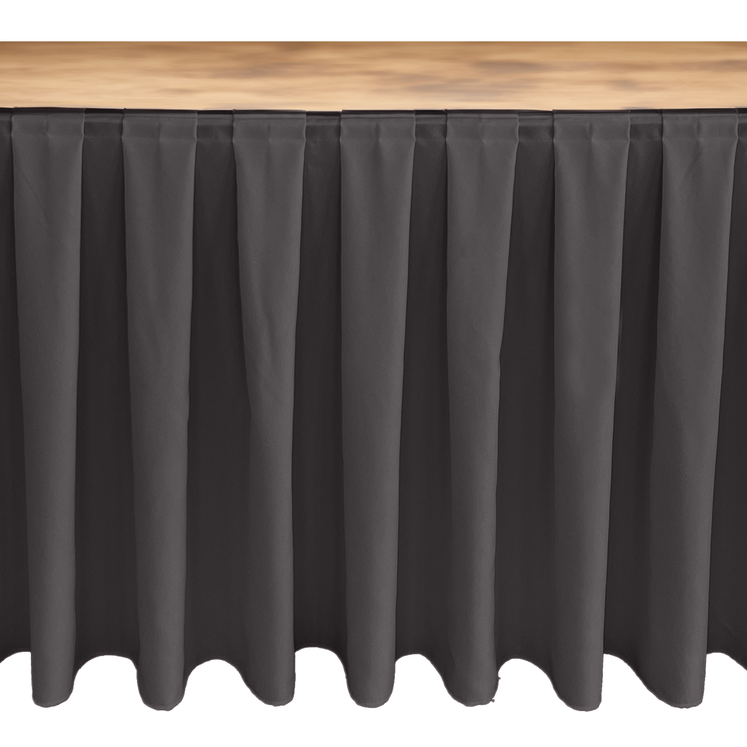 MASA ETEKLİĞİ (SKIRTING) ÖZEL ÖLÇÜ BOX PİLE (%250 Pile) - GRİ