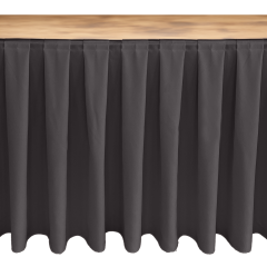 MASA ETEKLİĞİ (SKIRTING) ÖZEL ÖLÇÜ BOX PİLE (%250 Pile) - GRİ