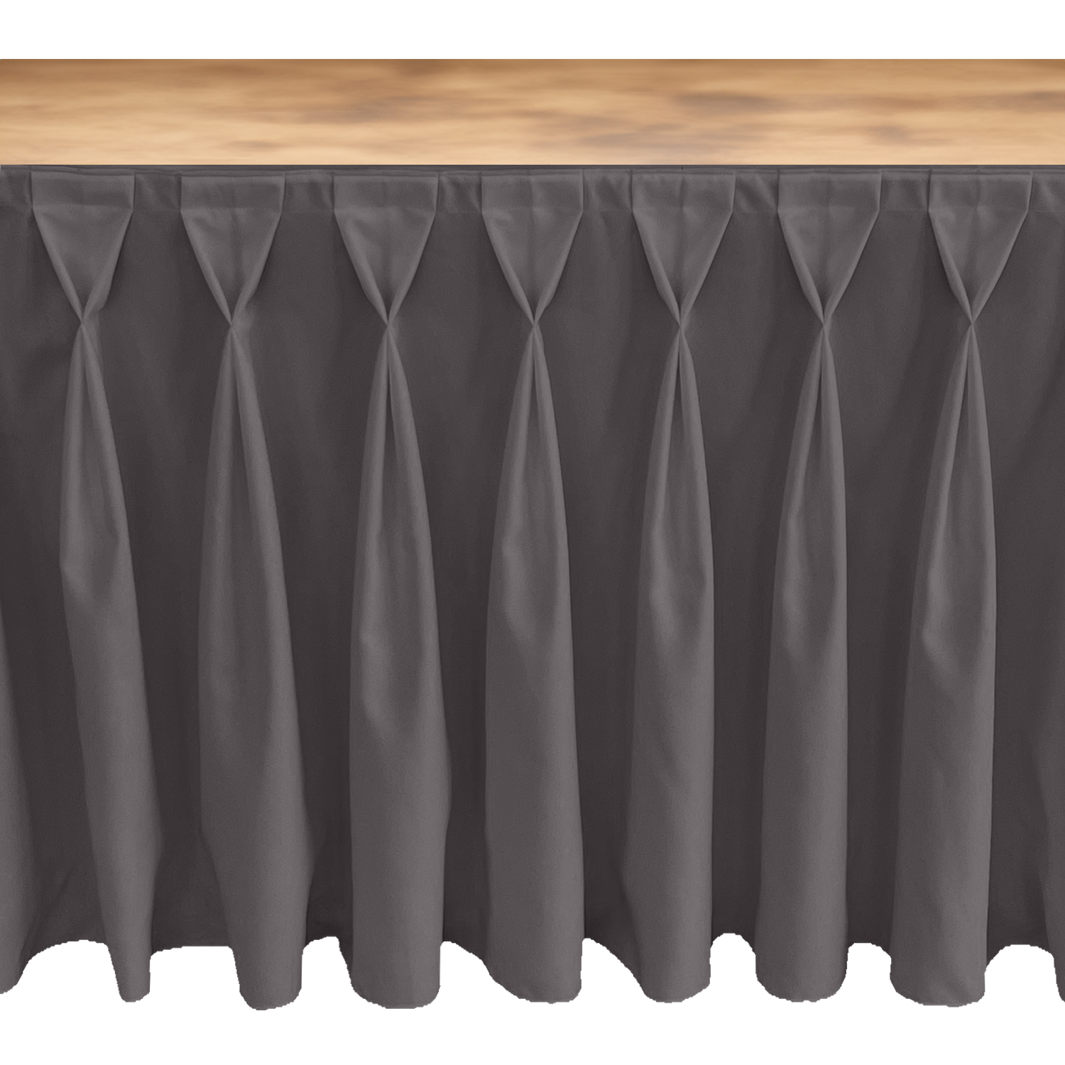 MASA ETEKLİĞİ (SKIRTING) ÖZEL ÖLÇÜ DIAMOND PİLE (%250 Pile) - GRİ