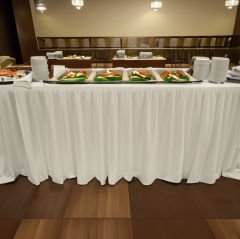 SHIRRED MASA ETEKLİĞİ (SKIRTING) STANDART ÖLÇÜ EKRU - 390 Cm Genişlik x 73 Cm Yükseklik
