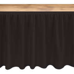 MASA ETEKLİĞİ (SKIRTING) ÖZEL ÖLÇÜ SHIRRED PİLE (%160 Pile) - ANTRASİT