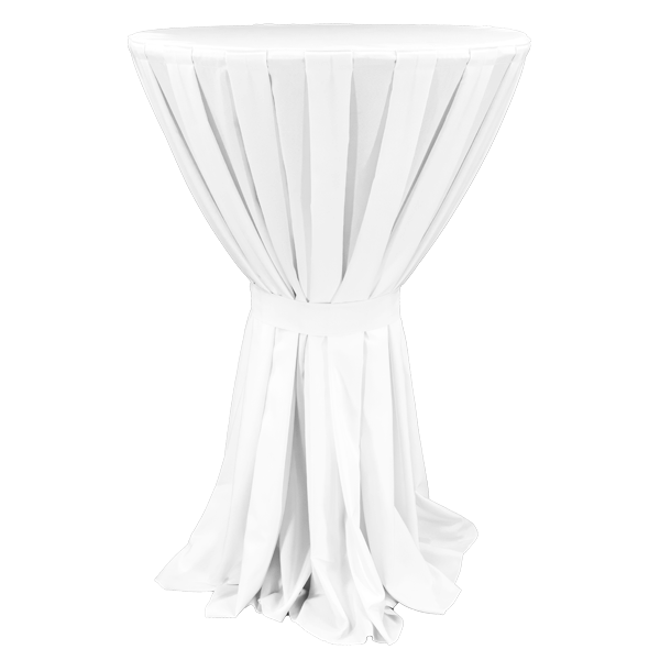MIAMI BISTRO MASA ÖRTÜSÜ 85 cm Çap - BEYAZ