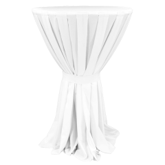 MIAMI BISTRO MASA ÖRTÜSÜ 85 cm Çap - BEYAZ