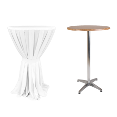 MIAMI BISTRO MASA ÖRTÜSÜ 85 cm Çap - BEYAZ
