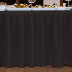 SHIRRED MASA ETEKLİĞİ (SKIRTING) STANDART ÖLÇÜ ANTRASİT -  470 Cm Genişlik x 73 Cm Yükseklik