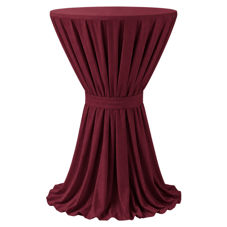 MIAMI BİSTRO MASA ÖRTÜSÜ 85 cm Çap - BORDO