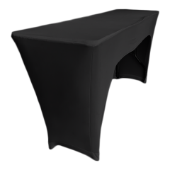 STREÇ DİKDÖRTGEN BANKET MASA ÖRTÜSÜ - 3 TARAFI KAPALI 220 GR STREÇ En : 45 cm Boy: 160 cm Yükseklik : 73 cm - ANTRASİT